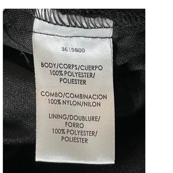 JS Collection dress Theodora Midi sleeveless sheath black size 2 - Picture 6 of 8